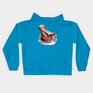 Open Wide Hippo Kids Hoodie